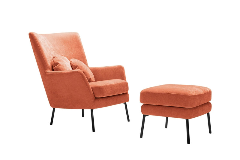 Durham Armchair and Footstool