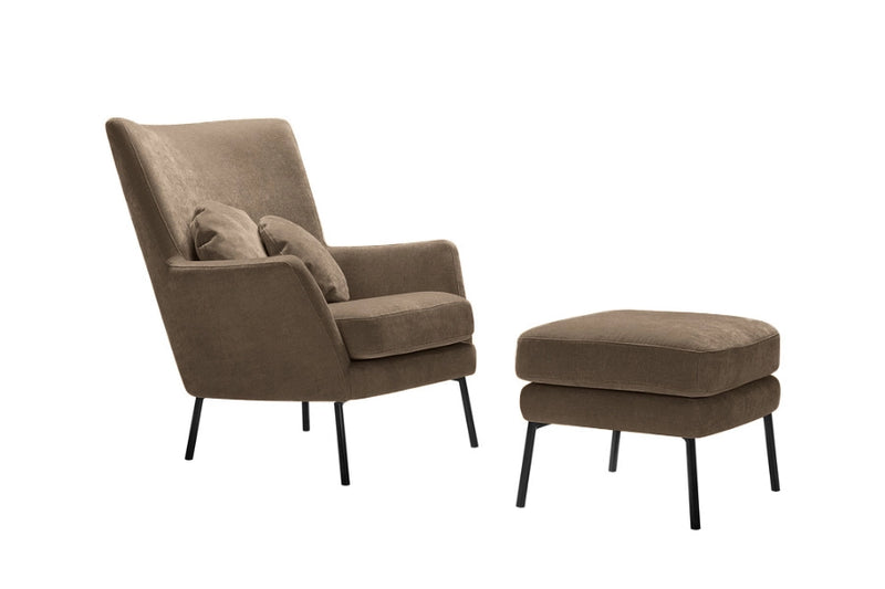 Durham Armchair and Footstool