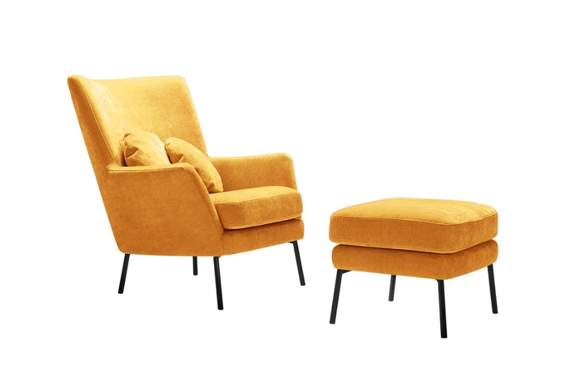 Durham Armchair and Footstool