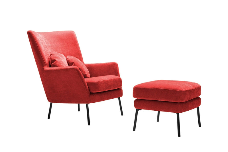 Durham Armchair and Footstool