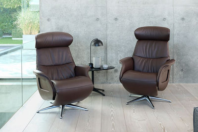 Odense Reclining Chair with Integrated Footstool