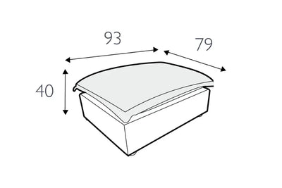 Hatfield Medium Footstool