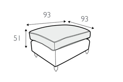 Maldon Large Footstool