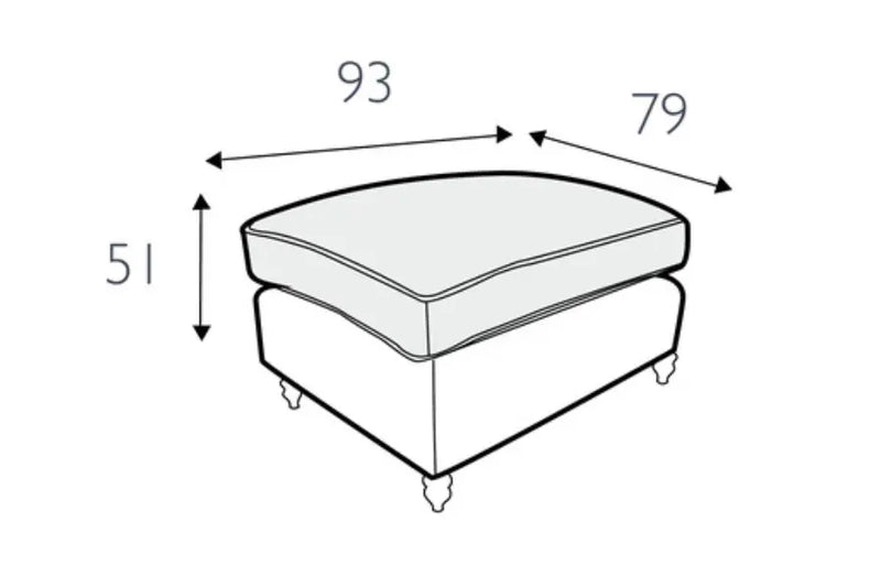 Maldon Medium Footstool