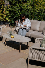 120cm Marseille Oval Coffee Table
