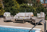 Marseille Sofa, 2 Marseille Lounge Armchairs & 120cm Coffee Table