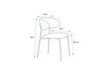 220cm Portofino Dining Table with 6 Burano Dining Chairs