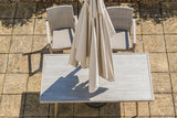 CLEARANCE | 180cm Hampstead Stone Rectangular Dining Table