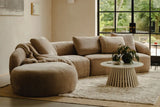 Aurelo Curve Medium Right Hand Corner Sofa with Round Chaise