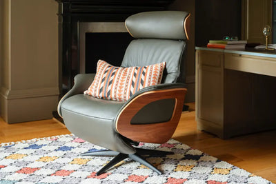 Odense Reclining Chair with Integrated Footstool