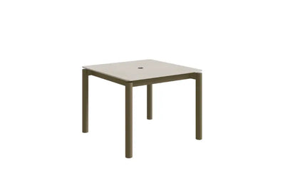 90cm Bordeaux Square Dining Table with 6 Dining Armchairs