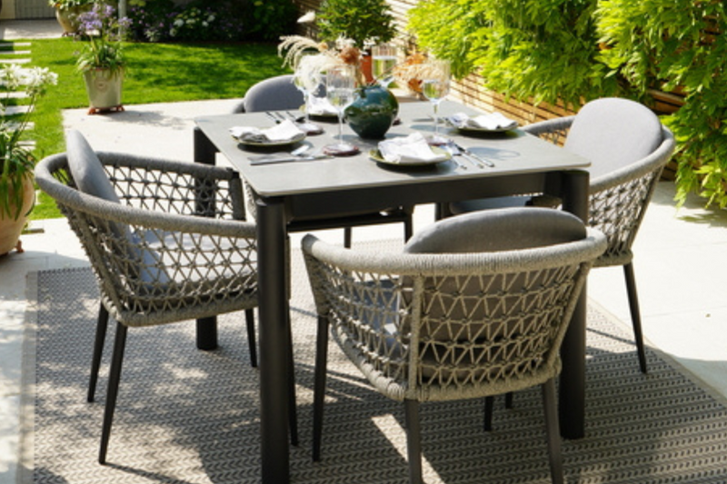 90cm Monaco Square Dining Table