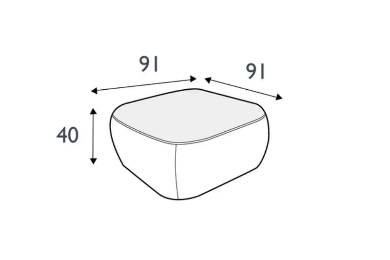Aurelo Curve Footstool