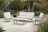 Tropez Sofa, 2 Tropez Lounge Armchairs & Coffee Table