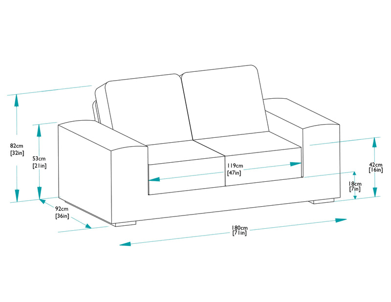 Kensington 2 Seater Sofa