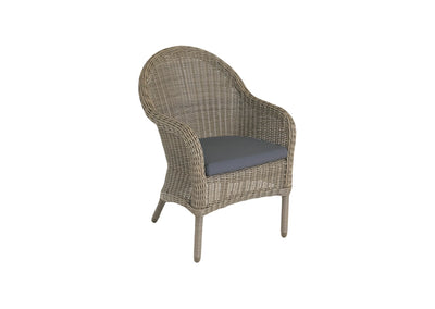 150cm Kensington Round Dining Table with 6 Dining Armchairs