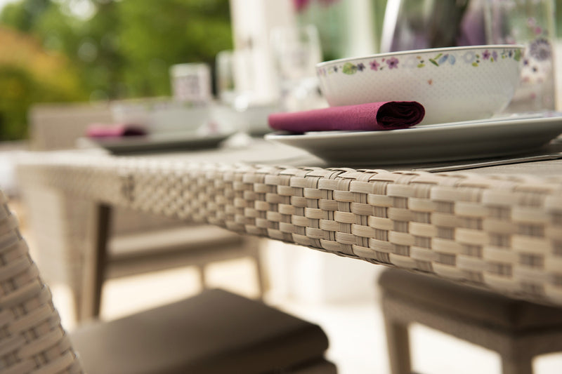 180cm Hampstead Stone Rectangular Dining Table