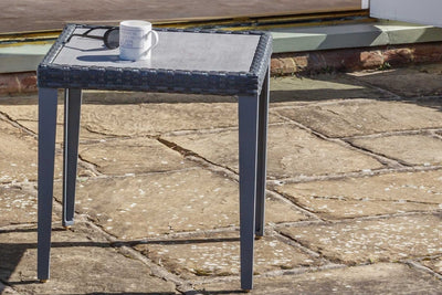 CLEARANCE | 54cm Hampstead Grey Square Side Table