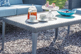 110cm Hampstead Grey Rectangular Coffee Table