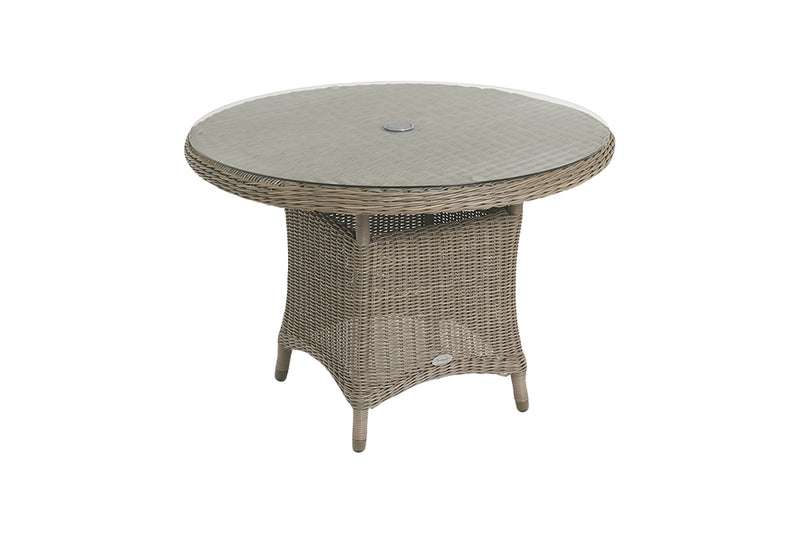 110cm Kensington Round Dining Table with 4 Dining Chairs