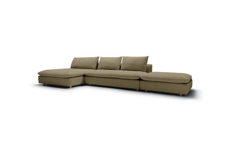 Malvern Large Left Hand Chaise Corner Sofa Set 2