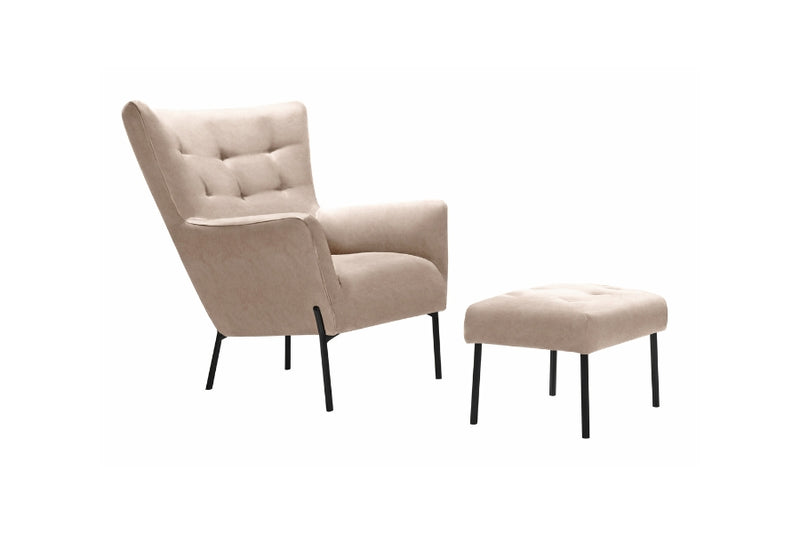 Victoria Armchair & Footstool