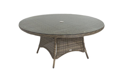 170cm Mayfair Round Dining Table with 8 Dining Armchairs