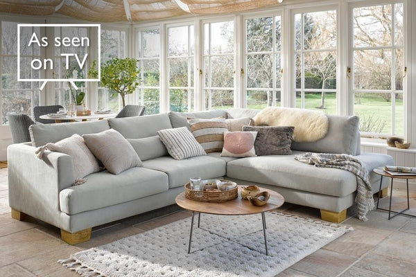 Buckingham Large Left Hand Chaise Corner Sofa Set 3