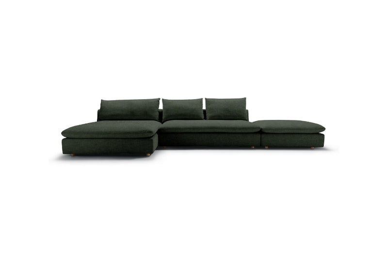 Malvern Large Left Hand Chaise Corner Sofa Set 2