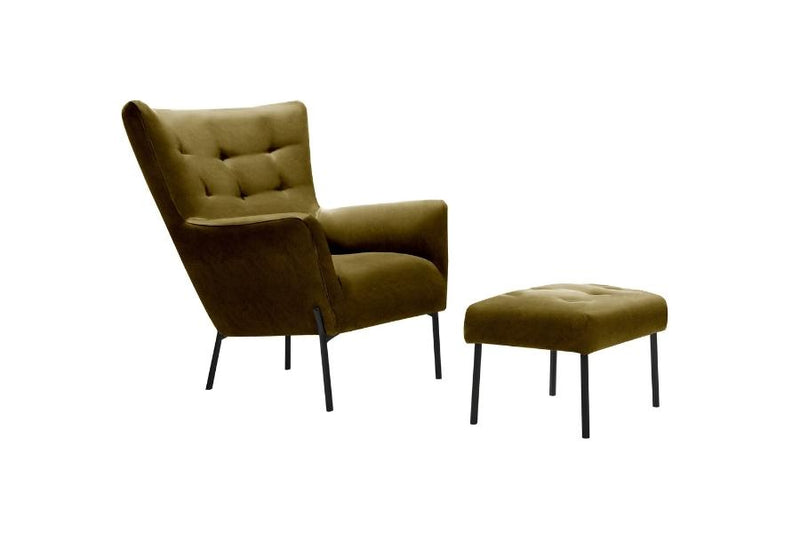 Victoria Armchair & Footstool