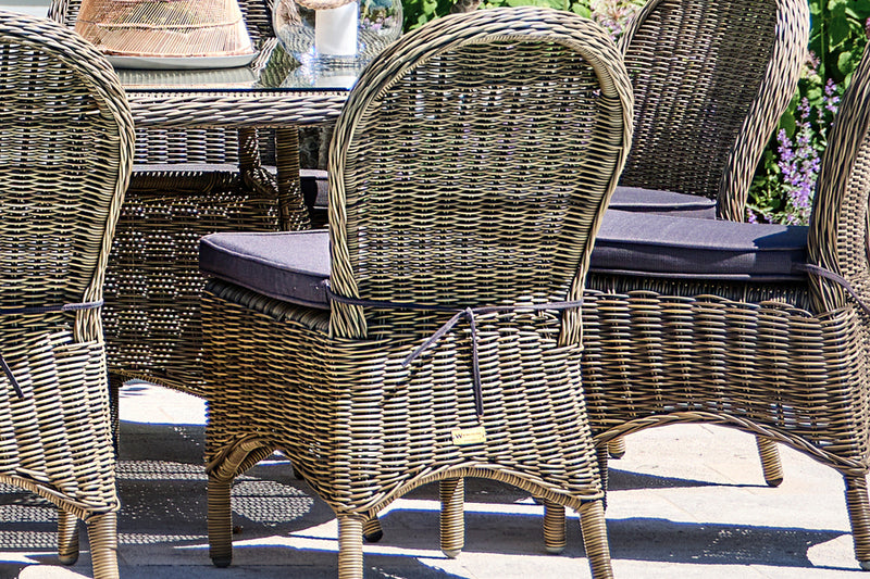230cm Mayfair Oval Dining Table with 10 Dining Chairs