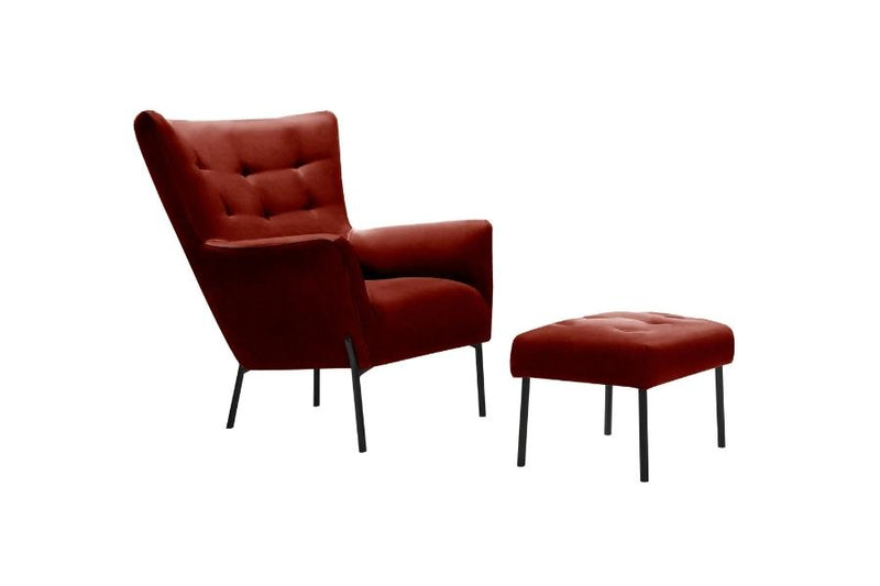 Victoria Armchair & Footstool