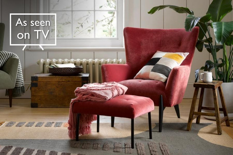 Victoria Armchair & Footstool