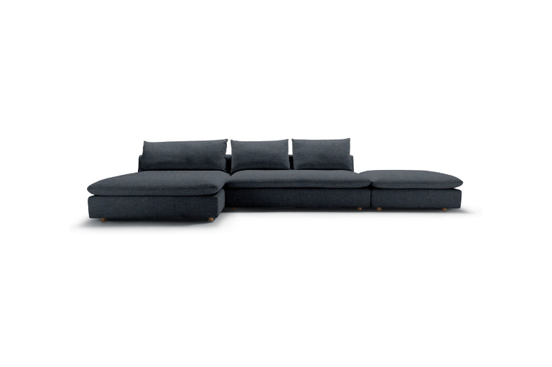 Malvern Large Left Hand Chaise Corner Sofa Set 2