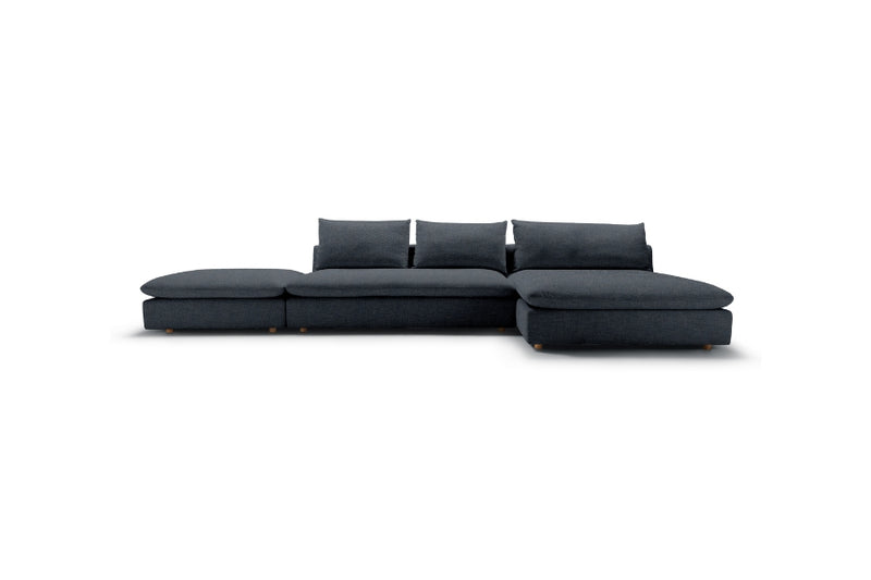 Malvern Large Right Hand Chaise Corner Sofa Set 2
