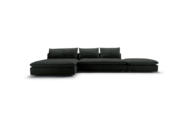 Malvern Large Left Hand Chaise Corner Sofa Set 2