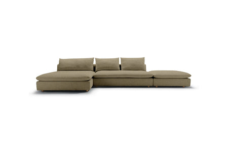 Malvern Large Left Hand Chaise Corner Sofa Set 2