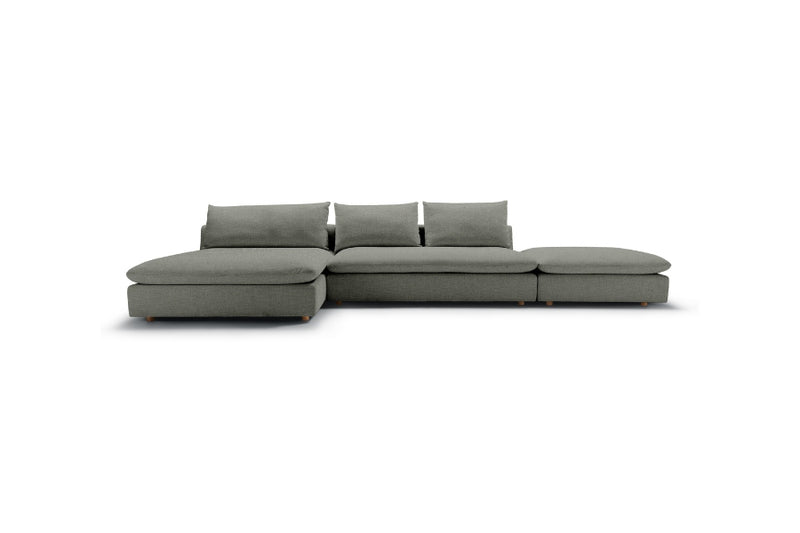 Malvern Large Left Hand Chaise Corner Sofa Set 2