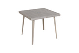 90cm Hampstead Stone Square Dining Table with 4 Dining Chairs
