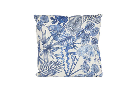 Blue Floral Waterproof Scatter Cushion