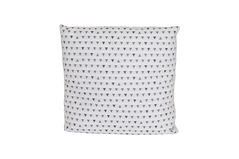 Grey Triangles Waterproof Scatter Cushion