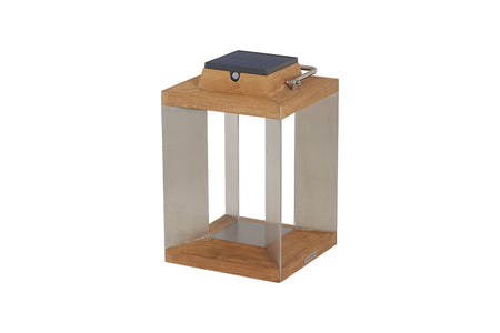 Myrtle Teak Solar Lantern
