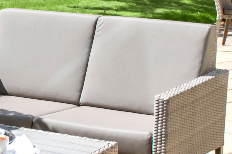 Hampstead Stone 2 Seater Sofa with 2 Lounge Armchairs, Footstool & Rectangular Coffee Table