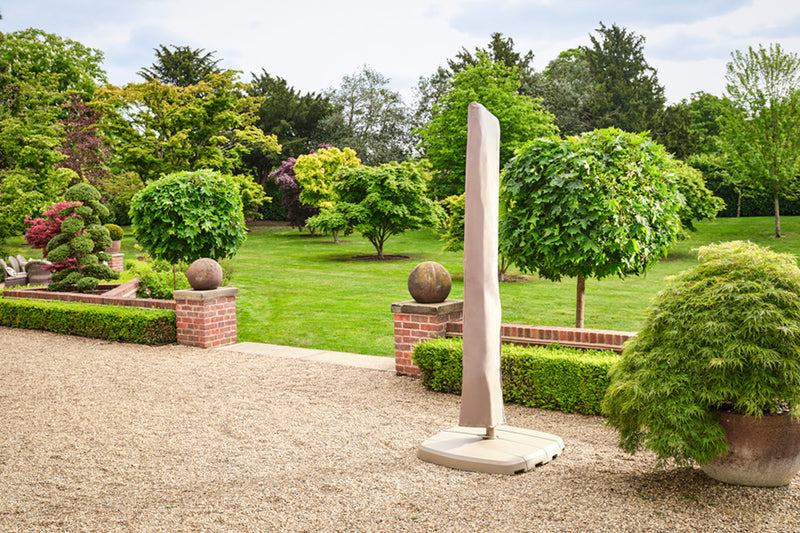 3m Amalfi Square Cantilever Parasol - Almond