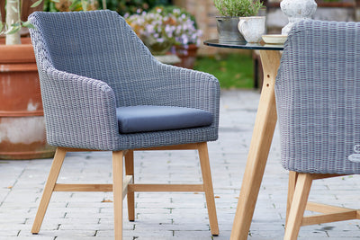 Cliveden Dining Armchair with Teak Legs
