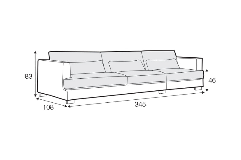 Buckingham Large Sofa Set 1