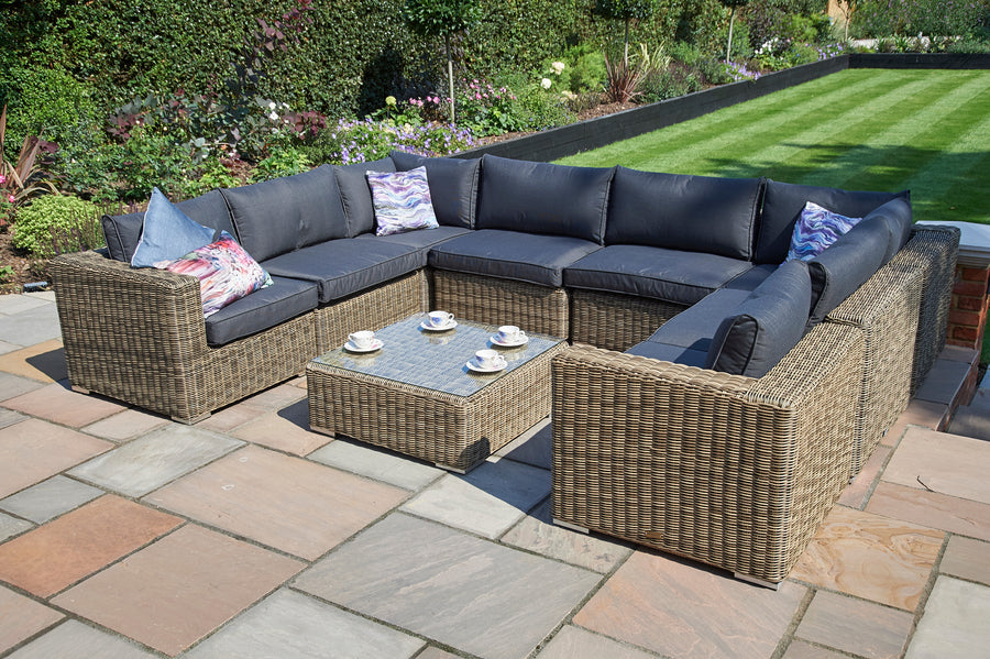Mayfair Modular Garden Sofa Set U Rattan Bridgman