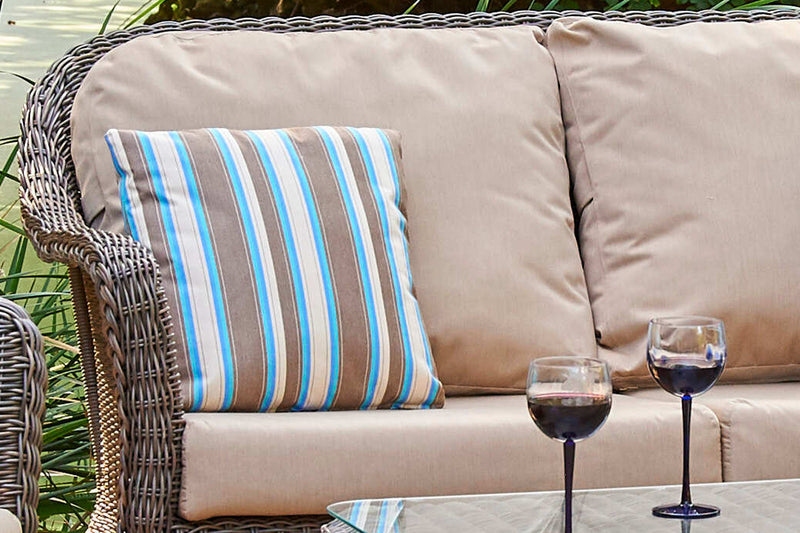 Marlow 2 Seater Sofa with 2 Lounge Armchairs & Rectangular Coffee Table
