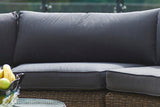 4 Piece Mayfair Curved Rattan Modular Sofa Set