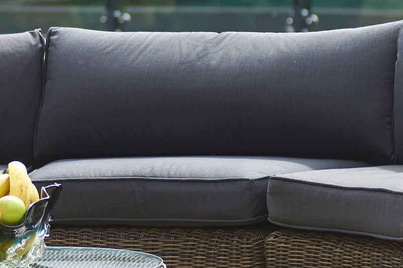 7 Piece Mayfair Curved Rattan Modular Sofa Set